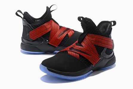 Nike LeBron Soldier 12 shoes black red