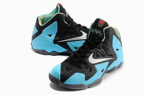 Nike Lebron James 11 shoes blue black