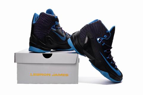 Nike Lebron XIII shoes black purple blue