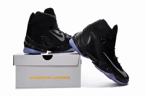 Nike Lebron XIII shoes black white