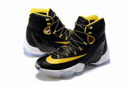 Nike Lebron XIII shoes black yellow
