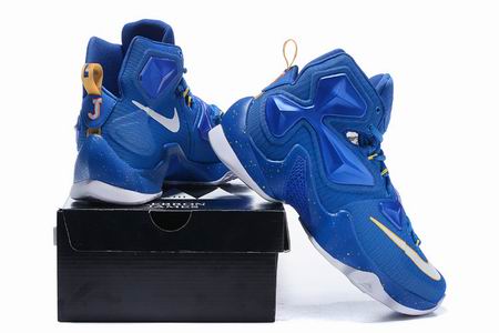 Nike Lebron XIII shoes blue white