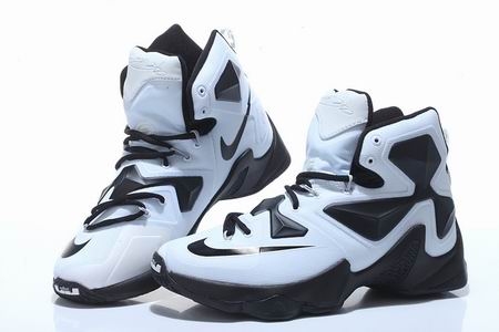Nike Lebron XIII shoes white black
