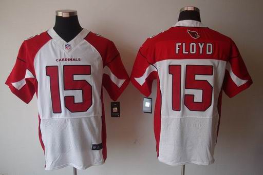 Nike NFL Arizona Cardicals 15 Floyd white Elite Jerseys