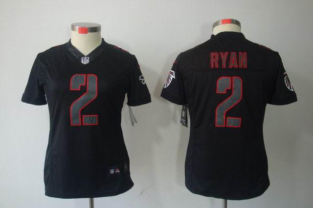 Nike NFL Atlanta Falcons 2 Ryan Impact Limited black women jersey