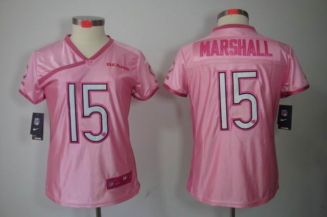 Nike NFL Chicago Bears 34 Payton women Love Pink Elite jersey