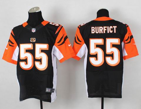 Nike NFL Cincinnati Bengals #55 Vontaze Burfict Black elite jersey