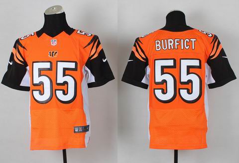 Nike NFL Cincinnati Bengals #55 Vontaze Burfict orange elite jersey