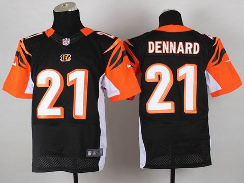Nike NFL Cincinnati Bengals 21 Dennard black elite jersey