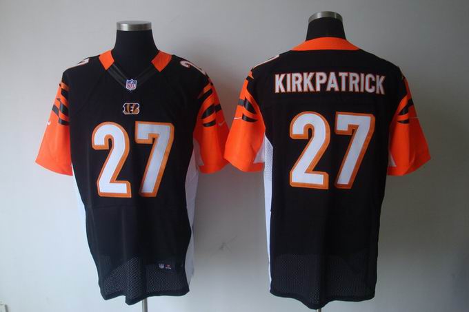 Nike NFL Cincinnati Bengals 27 Kirkpatrick  black Elite jersey