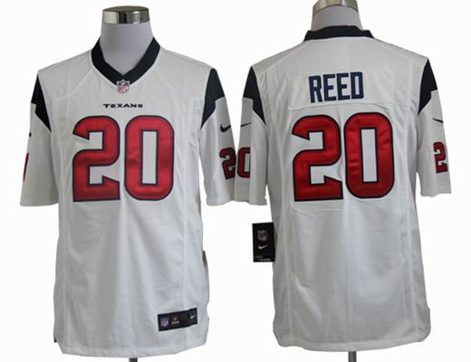 Nike NFL Houston Texans 20# Reed white game jersey