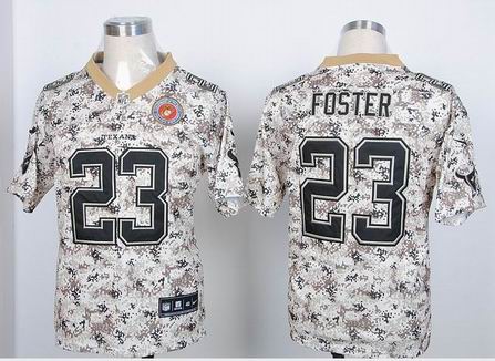 Nike NFL Houston Texans 23# Foster Camo elite jersey