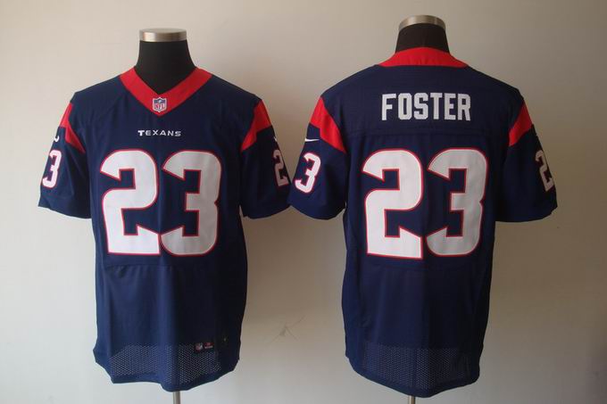 Nike NFL Houston Texans 23 Arian Foster blue Elite jersey