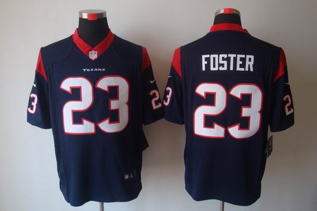 Nike NFL Houston Texans 23 Foster blue Game jersey