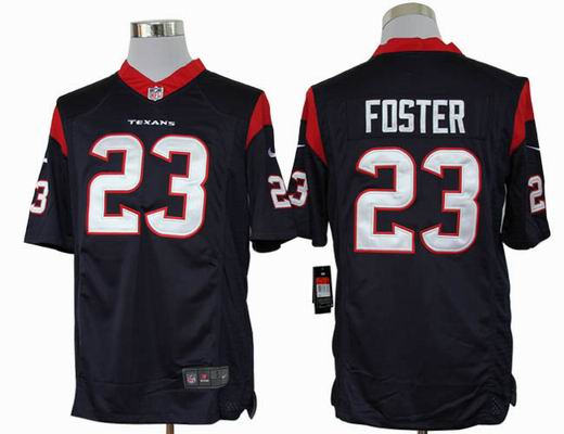 Nike NFL Houston Texans 23 Foster blue Limited Jersey