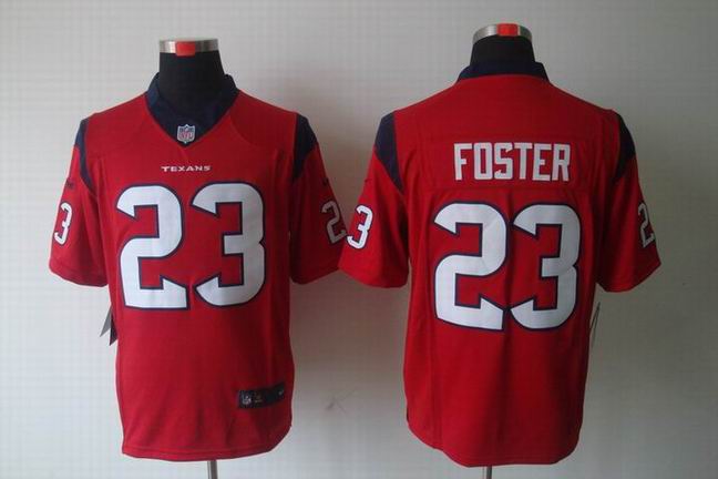 Nike NFL Houston Texans 23 Foster red Game Jersey