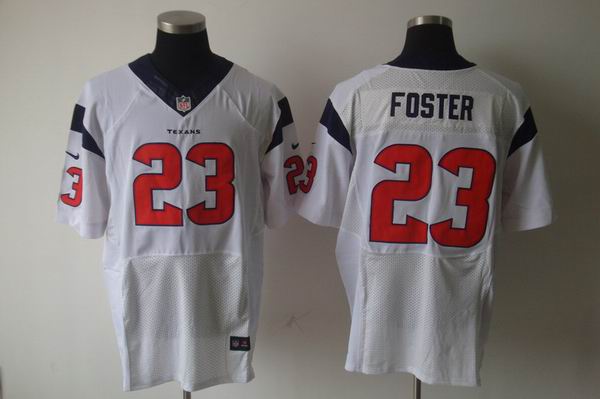 Nike NFL Houston Texans 23 Foster white Elite jersey