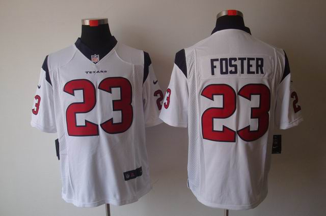 Nike NFL Houston Texans 23 Foster white game jersey