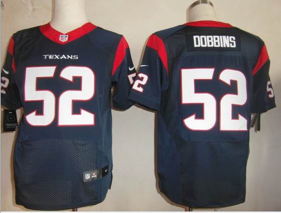 Nike NFL Houston Texans 52 Tim Dobbins blue elite Jersey