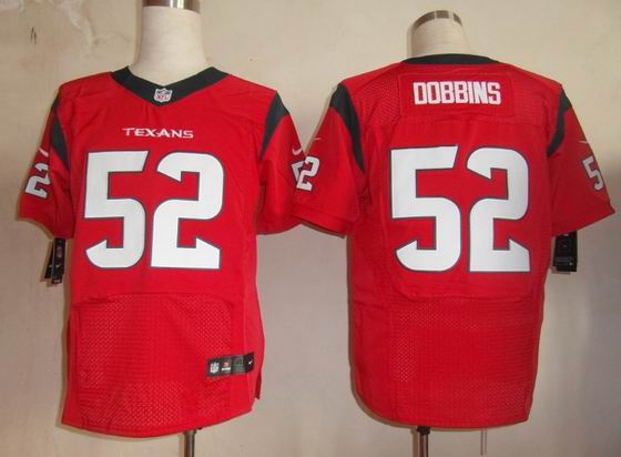 Nike NFL Houston Texans 52 Tim Dobbins red elite Jersey