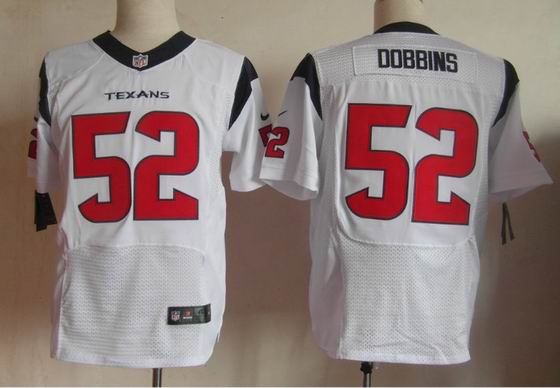 Nike NFL Houston Texans 52 Tim Dobbins white elite Jersey