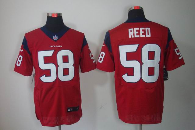 Nike NFL Houston Texans 58 Reed Red Elite Jersey