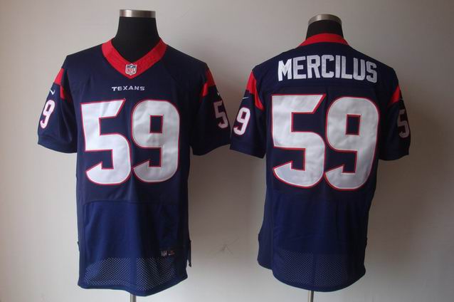 Nike NFL Houston Texans 59 Mercilus blue Elite jersey