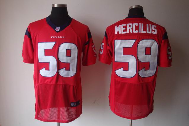 Nike NFL Houston Texans 59 Mercilus red Elite jersey