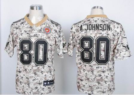 Nike NFL Houston Texans 80# A.Johnson Camo elite jersey