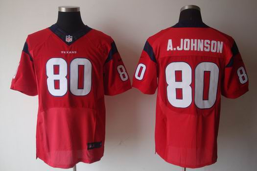 Nike NFL Houston Texans 80 A.Johnson Red Elite Jersey