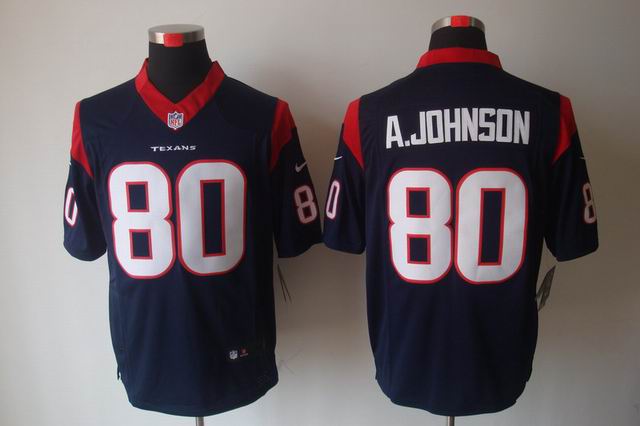 Nike NFL Houston Texans 80 A.Johnson blue Game jersey
