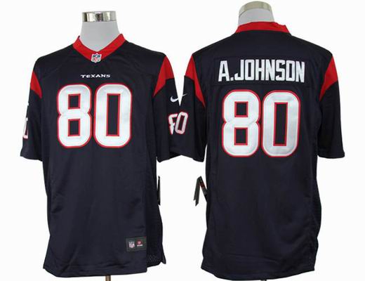 Nike NFL Houston Texans 80 A.Johnson blue Limited Jersey