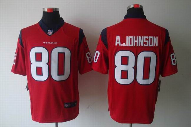 Nike NFL Houston Texans 80 A.Johnson red Game Jersey