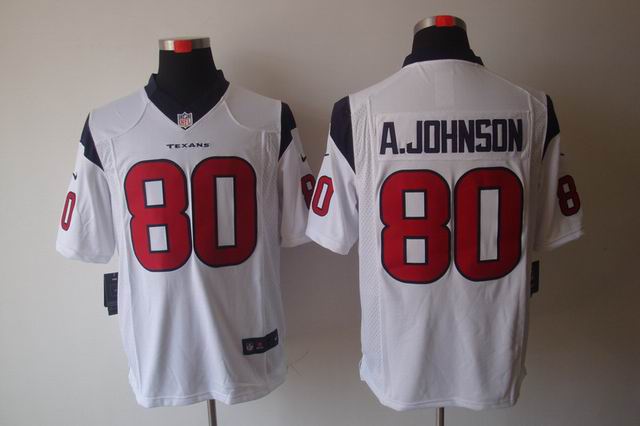 Nike NFL Houston Texans 80 A.Johnson white game jersey