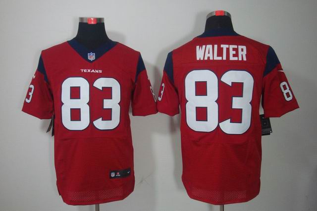 Nike NFL Houston Texans 83 Walter Red Elite Jersey