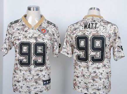 Nike NFL Houston Texans 99# Watt Camo elite jersey