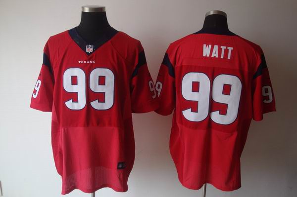 Nike NFL Houston Texans 99 Watt Red Elite Jersey