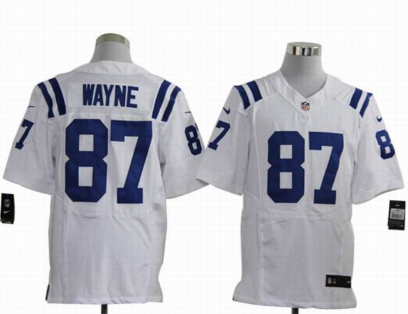 Nike NFL Indianapolis Colts 87 Wayne white Elite Jersey
