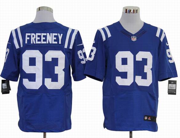 Nike NFL Indianapolis Colts 93 Freeney blue Elite Jersey
