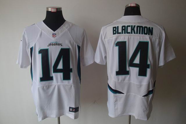 Nike NFL Jacksonville Jaguars 14 blackmon white Elite jersey