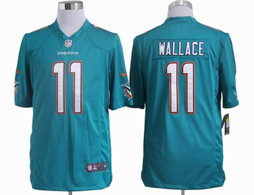 Nike NFL Miami Dolphins 11# wallace green game Jerseys