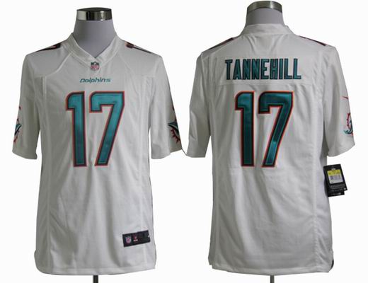 Nike NFL Miami Dolphins 17# Tannehill white game Jerseys