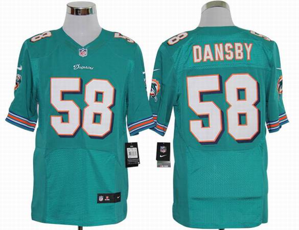 Nike NFL Miami Dolphins 58 Dansby Green Elite Jerseys