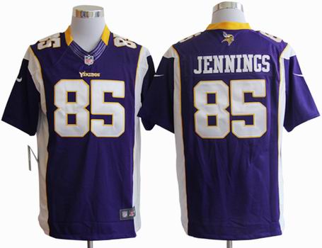 Nike NFL Minnesota Vikings 85 Jennings Purple limited jersey