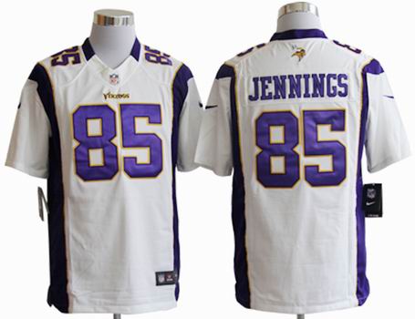 Nike NFL Minnesota Vikings 85 Jennings white limited jersey