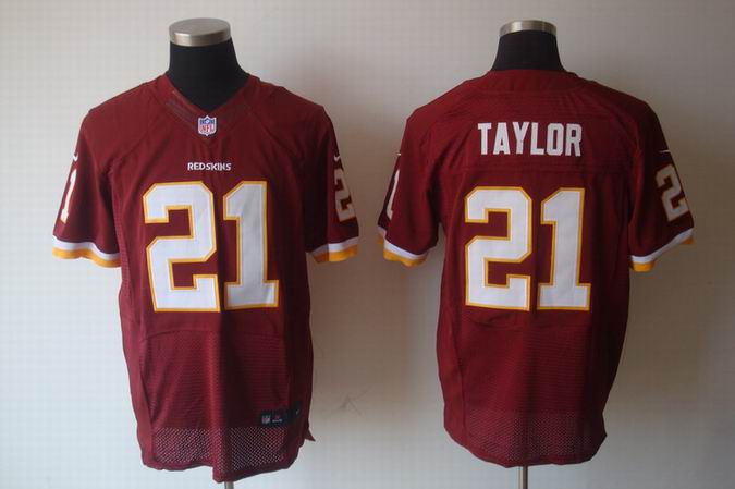 Nike NFL Washington Redskins 21 Taylor red Elite Jersey