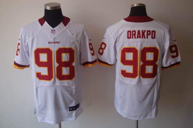 Nike NFL Washington Redskins 98 Orakpo white Elite Jersey