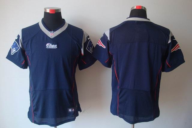 Nike NFL New England Patriots blank blue Elite Jersey