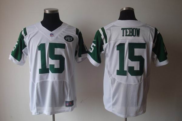 Nike NFL New York Jets 15 Tim Tebow white Elite Jersey