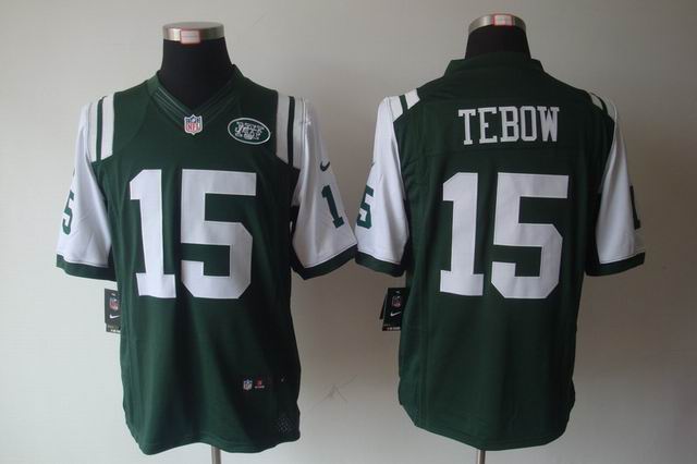 Nike NFL New York Jets #15 Tebow green Limited Jersey